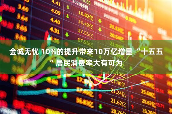 金诚无忧 10%的提升带来10万亿增量 “十五五”居民消费率大有可为