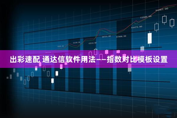 出彩速配 通达信软件用法——指数对比模板设置